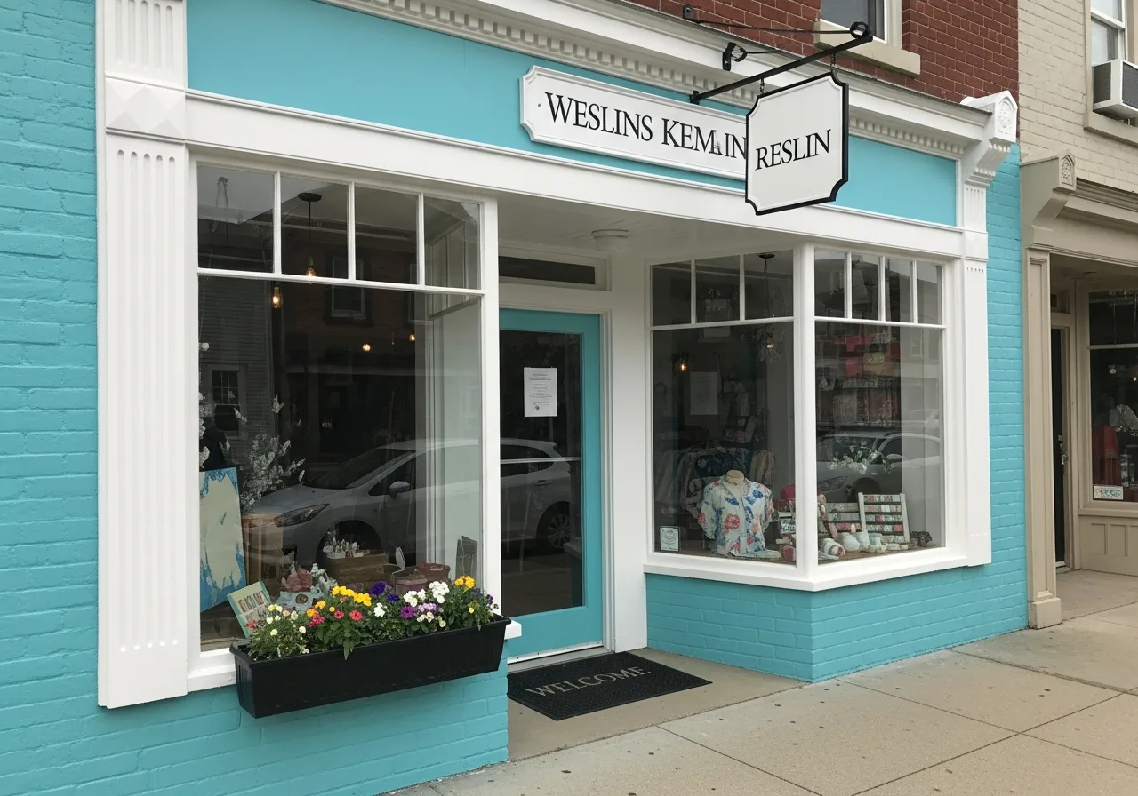 Exterior of a small retail shop